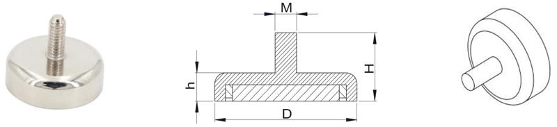 Magnete NdFeB-Pot-Cup-5