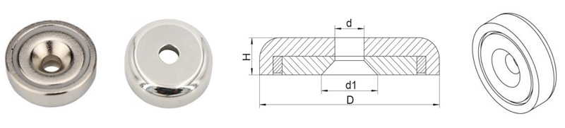 Neodymium-Pot-magnet-with-Countersunk-Hole-6