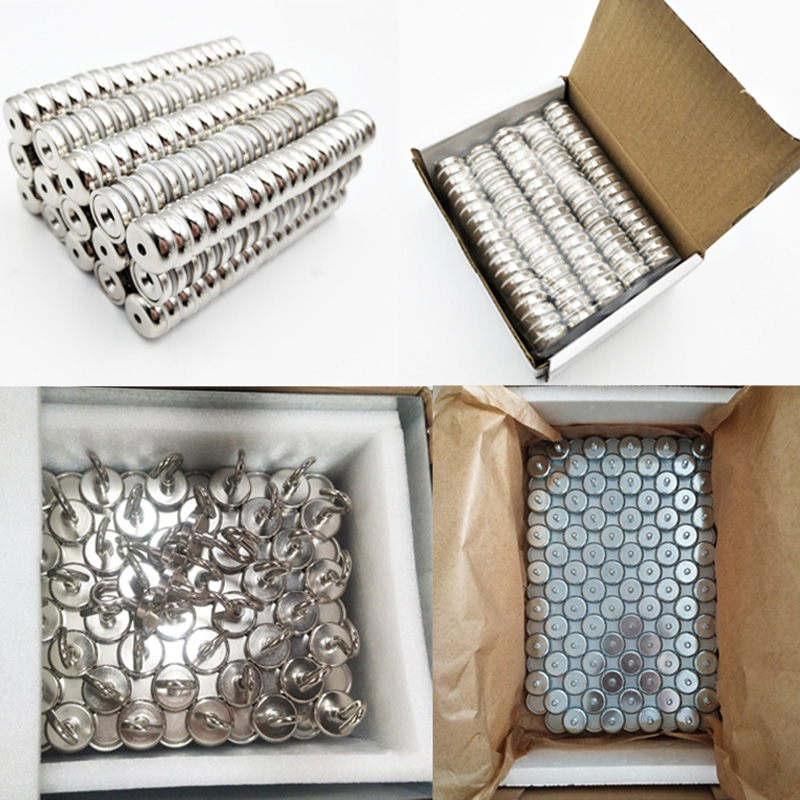 Neodymium Pot Magnetcum Countersunk Hole packaging